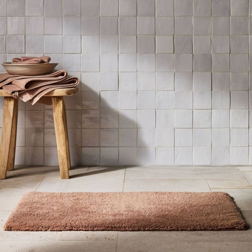 21"x34" Modal Plush Bath Rug Clay - Casaluna